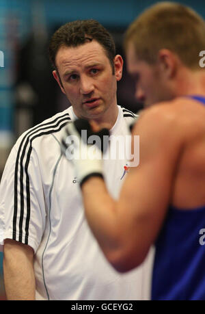 Boxe - Grande-Bretagne Olympic Training - English Institute of Sport Banque D'Images