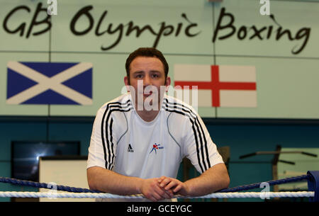 Boxe - Grande-Bretagne Olympic Training - English Institute of Sport Banque D'Images