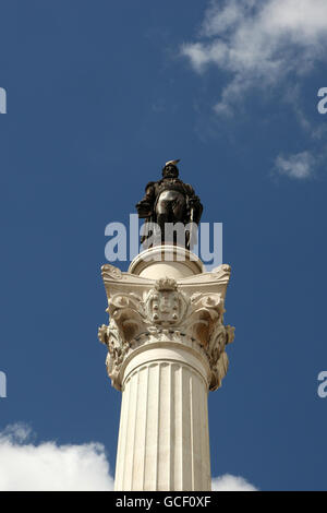 Une vue générale des marques de Pombal, Lisbonne. Une vue générale des marques de Pombal, Lisbonne Banque D'Images