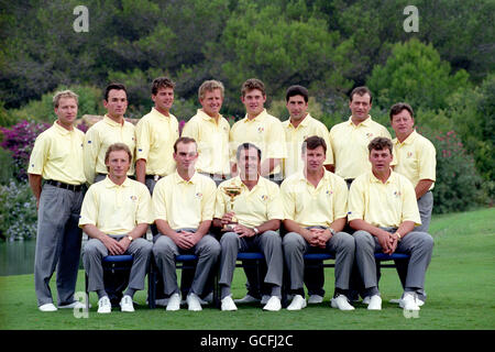 Golf - Ryder Cup - Équipe européenne Banque D'Images