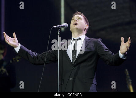 Michael Bublé en concert - London Banque D'Images