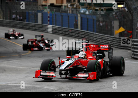 Timo Glolock de Virgin Racing pendant le Grand Prix de Monaco au circuit de Monaco, Monte Carlo. Banque D'Images