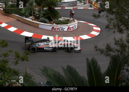 Course automobile Formula One - Grand Prix de Monaco - essais et qualifications - circuit de Monaco.Bruno Senna (BR), équipe de course d'Hispania. Banque D'Images