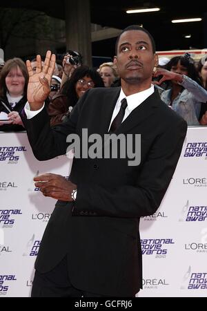 National Movie Awards 2010 - arrivées - Londres.Chris Rock arrive pour les National Movie Awards 2010 au Royal Festival Hall de Londres. Banque D'Images