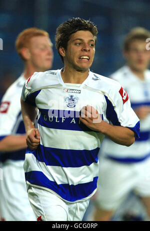 Football - coupe de l'Alliance des jeunes de la Ligue de football - finale - Queens Park Rangers v Stockport - Loftus Road. Christian Nanetti, Queens Park Rangers Banque D'Images