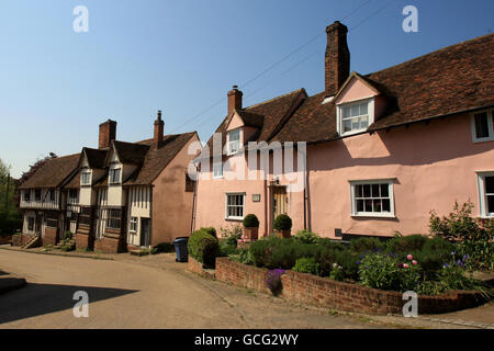 Stock général - Kersey Village - Suffolk. Vue générale sur le village de Kersey dans le Suffolk Banque D'Images