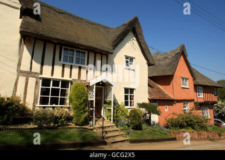 Stock Général - Kersey Village - Suffolk Banque D'Images