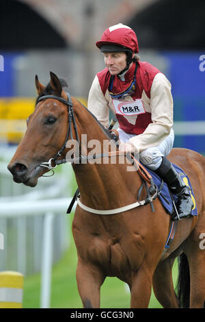 Les courses de chevaux - Mai Festival - Boodles Mesdames Jour - hippodrome de Chester Banque D'Images