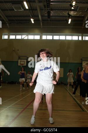 Rugby Union - Edinburgh Sevens Dance Photocall - Campus Glenearn Banque D'Images