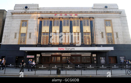 Une vue générale du Forum HMV de Londres. Une vue générale du HMV Forum à Londres. Banque D'Images