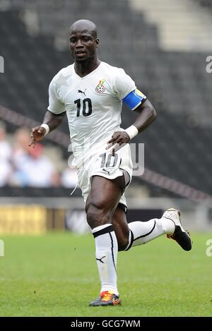 Football - International friendly - Ghana v Lettonie - stade:MK. Stephen Appiah, Ghana Banque D'Images