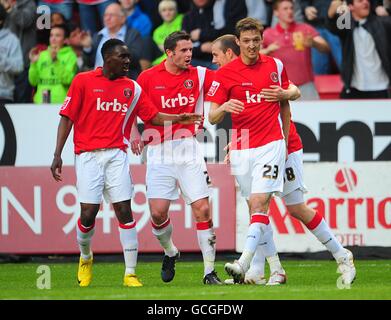 Soccer - Coca-Cola Football League One - play off Semi Final - deuxième manche - Charlton Athletic v Swindon Town - La Vallée Banque D'Images