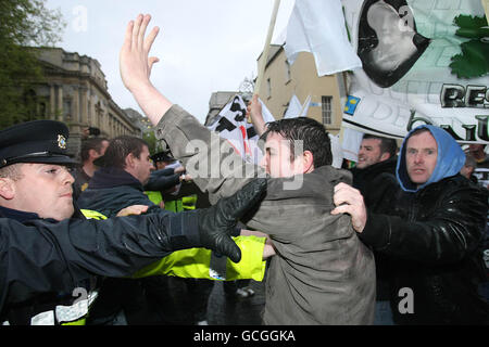 Protestation irlandaise Banque D'Images