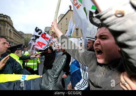 Protestation irlandaise Banque D'Images