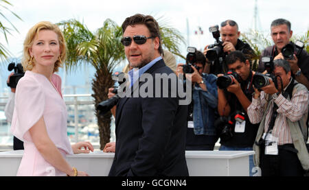 63e Festival du Film de Cannes - Robin Hood Photocall Banque D'Images