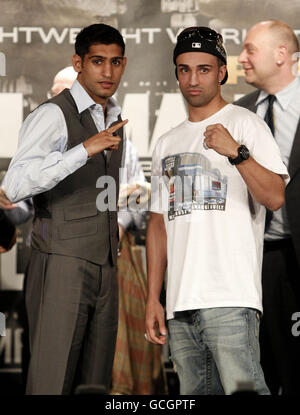 Boxe - Amir Khan et Paulie Malignaggi Conférence de presse - Madison Square Garden Banque D'Images