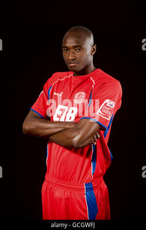 Football - Aldershot Town Play Off Feature - terrain de jeux. Marvin Morgan, ville d'Aldershot Banque D'Images