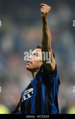 Football - Ligue des Champions - Final - Bayern Munich v Inter Milan - Santiago Bernabeu Banque D'Images