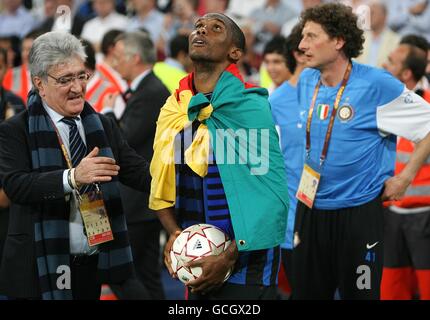 Football - Ligue des Champions - Final - Bayern Munich v Inter Milan - Santiago Bernabeu Banque D'Images