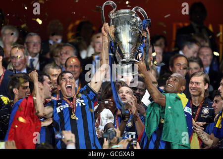 Football - Ligue des Champions - Final - Bayern Munich v Inter Milan - Santiago Bernabeu Banque D'Images