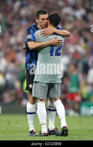 Football - Ligue des Champions - Final - Bayern Munich v Inter Milan - Santiago Bernabeu Banque D'Images