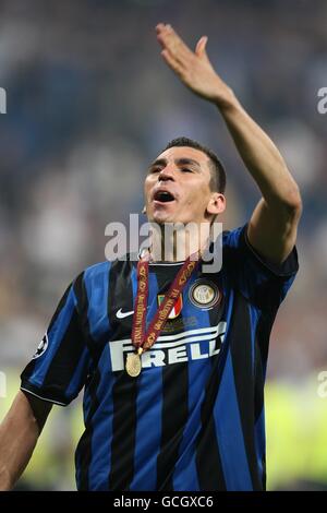 Football - Ligue des Champions - Final - Bayern Munich v Inter Milan - Santiago Bernabeu Banque D'Images