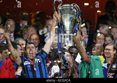 Football - Ligue des Champions - Final - Bayern Munich v Inter Milan - Santiago Bernabeu Banque D'Images