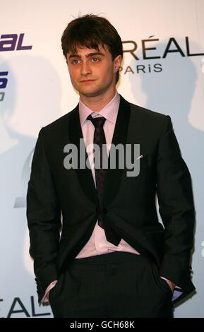 National Movie Awards 2010 - salle de presse - Londres.Daniel Radcliffe aux National Movie Awards 2010 au Royal Festival Hall de Londres. Banque D'Images