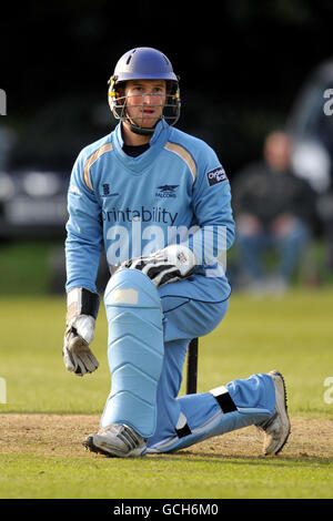 Cricket - Clydesdale Bank 40 - Groupe B - Derbyshire / Essex - Highfield. Lee Goddard, Derbyshire. Banque D'Images