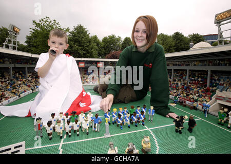 Football - Coupe du Monde FIFA 2010 en Afrique - en Angleterre - Legoland Banque D'Images