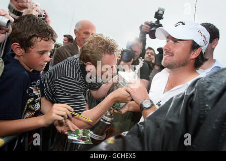 Graeme McDowell homecoming Banque D'Images