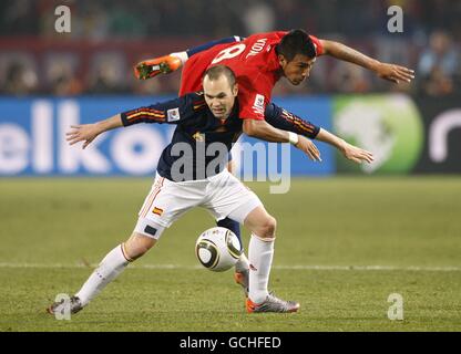 Football - Coupe du Monde FIFA 2010 en Afrique - Groupe H - Chili/Espagne - Loftus Versfeld Banque D'Images