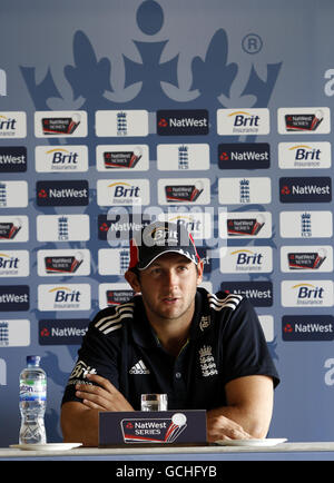 Cricket - NatWest Series - Troisième jour International - Angleterre v Australie - Angleterre Conférence de presse - Old Trafford Banque D'Images