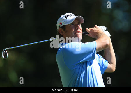 Golf - BMW PGA Championship 2010 - quatrième jour - Wentworth Golf Club. Lee Westwood en Angleterre Banque D'Images