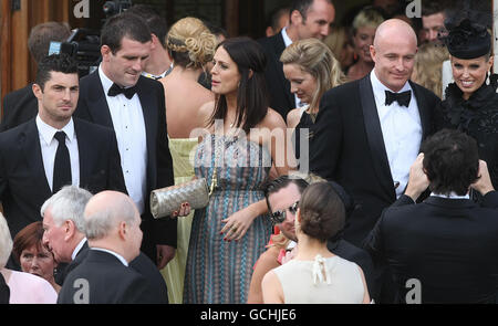 Brian O'Driscoll wedding Banque D'Images