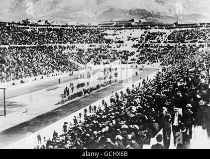 Jeux Olympiques, Athènes, Grèce 1906. Une vue générale des Jeux Olympiques d'Athènes Banque D'Images