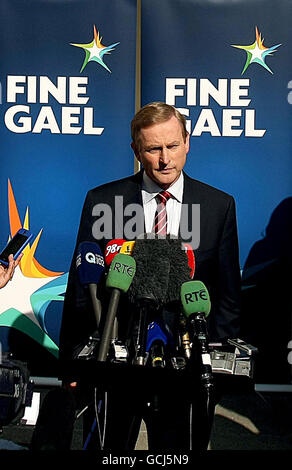 Le Fine Gael coup de leadership Banque D'Images