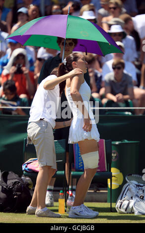 Tennis - 2010 de Wimbledon - Jour 7 - Le All England Lawn Tennis et croquet Club Banque D'Images