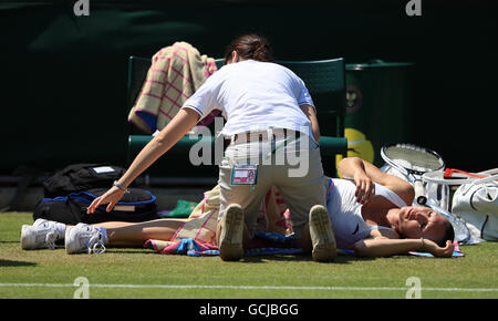 Tennis - 2010 de Wimbledon - Jour 7 - Le All England Lawn Tennis et croquet Club Banque D'Images