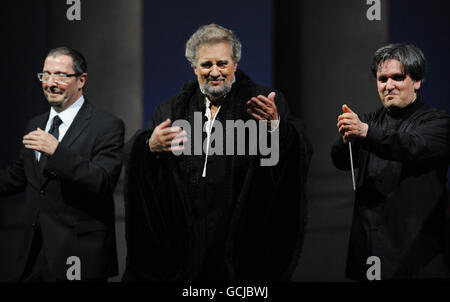 Placido Domingo à la Royal Opera House Banque D'Images