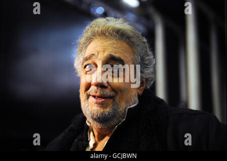 Placido Domingo à la Royal Opera House Banque D'Images