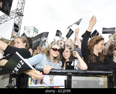 T4 sur la plage 2010 - Somerset Banque D'Images