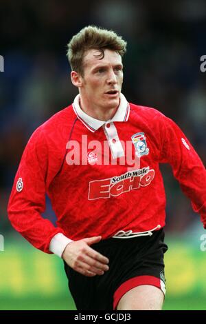 Soccer - Endsleigh League Division 2 - Stockport County / Cardiff City. Carl Dale, Cardiff Banque D'Images