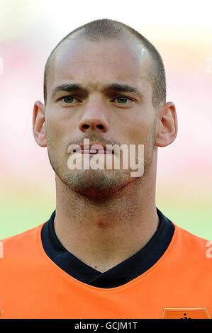 Football - coupe du monde de la FIFA 2010 Afrique du Sud - Groupe E - pays-Bas / Japon - Stade de Durban.Wesley Sneijder, pays-Bas Banque D'Images