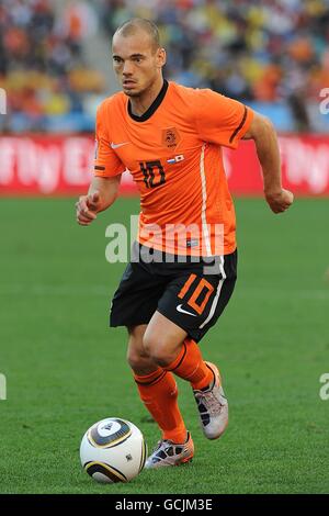 Football - Coupe du Monde FIFA 2010 en Afrique - Groupe E - Pays-Bas / Japon - Durban Stadium Banque D'Images