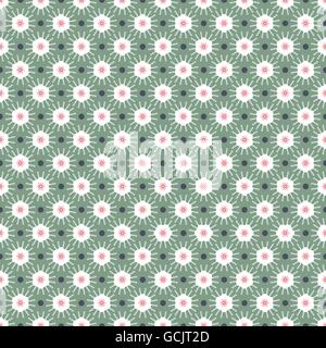 Blanc et vert motif transparent Style Oriental Vector Illustration Illustration de Vecteur