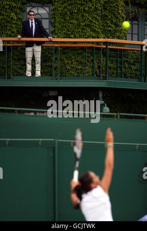 Tennis - 2010 de Wimbledon - jour neuf - Le All England Lawn Tennis et croquet Club Banque D'Images