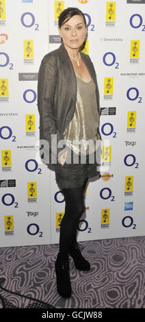 Lisa Stansfield à l'O2 Silver Clef Awards 2010, qui s'est tenu à l'hôtel Hilton de Londres. Banque D'Images