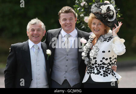 Brian O'Driscoll wedding Banque D'Images