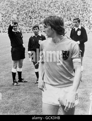 - Coupe du Monde de football en Allemagne de l'Ouest 74 - Final - l'Allemagne de l'Ouest v Holland - Olympiastadion, Munich Banque D'Images